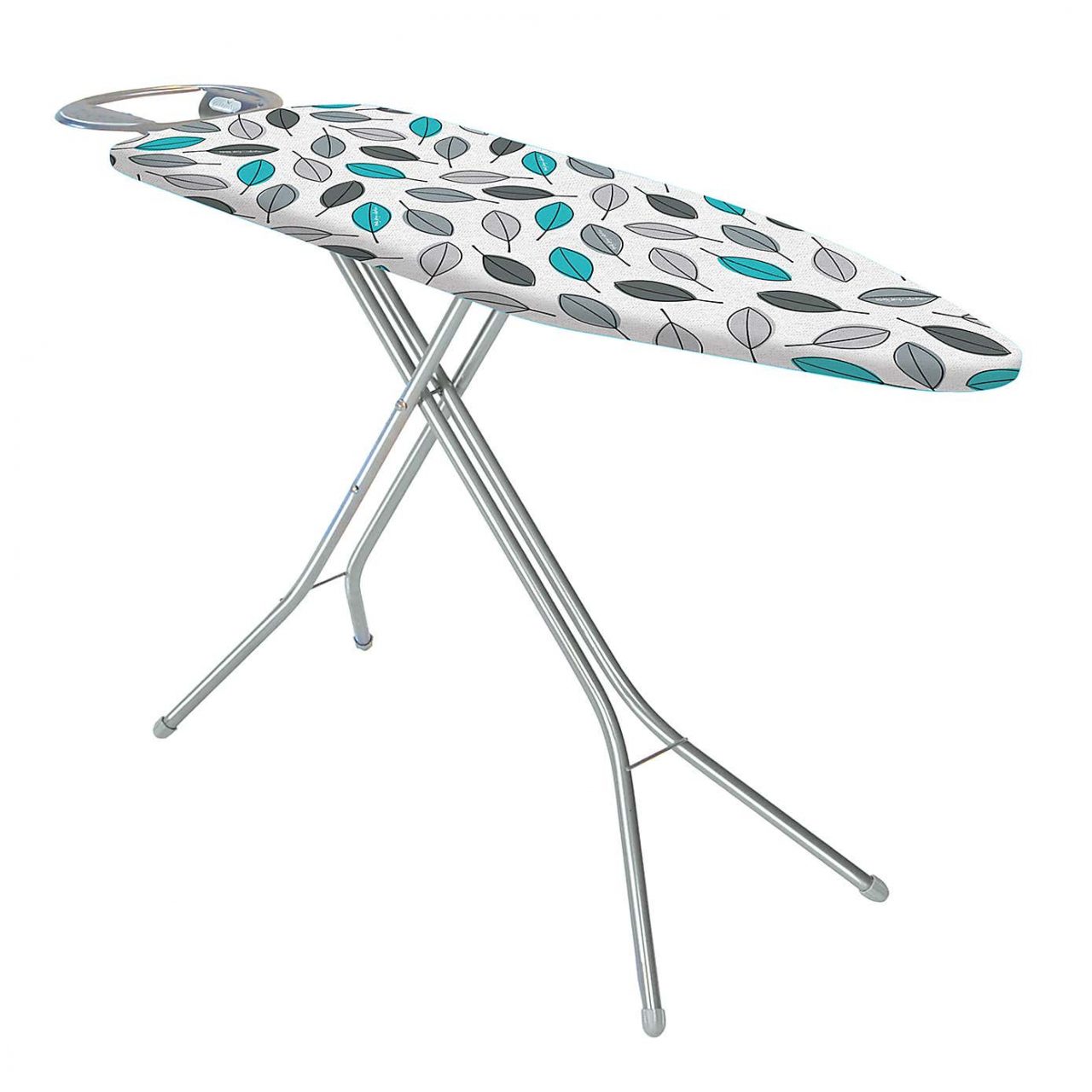 Ironing table. На гладильной доске колпачок на ножках.